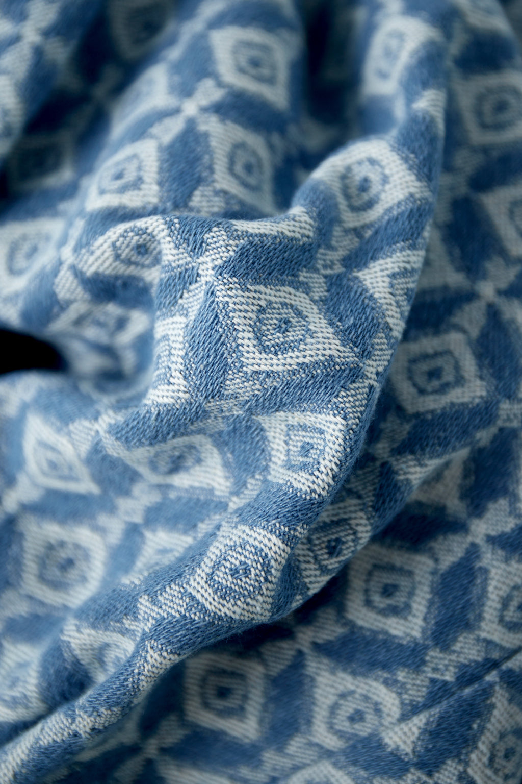 Cotton Woven Women's Straight Leg Pants Geometric Pattern