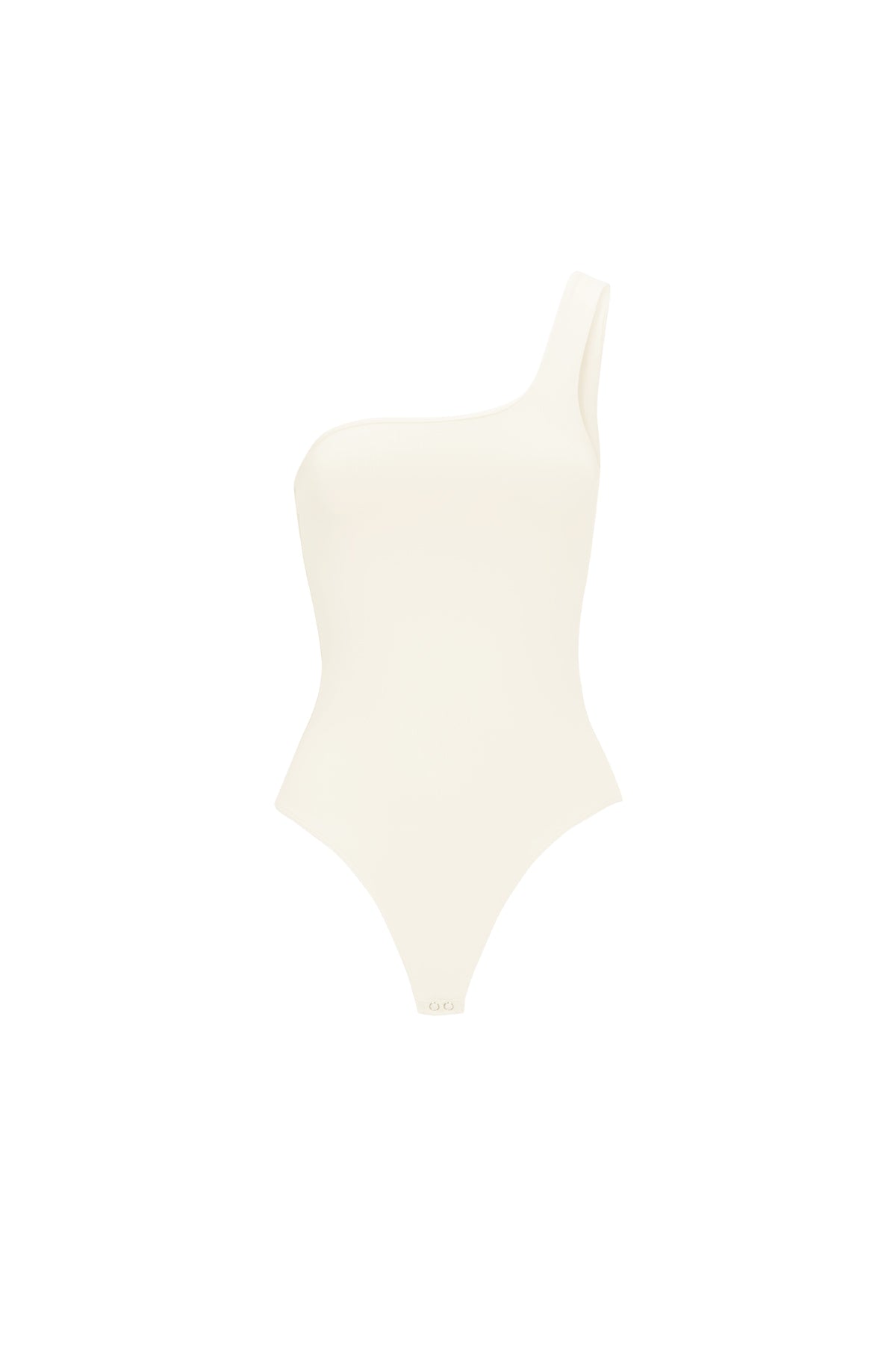 Nylon Shapewear Bodysuit One-Shoulder Solid Color - Dames Kleding | SERAMODE