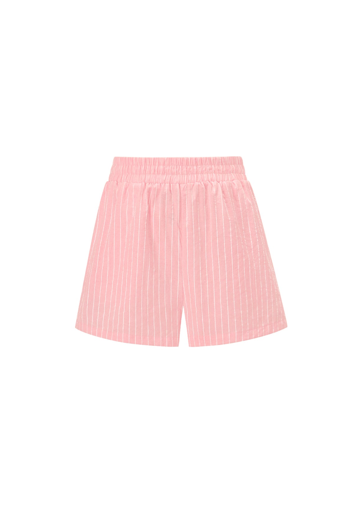 Cotton Woven Women's Shorts Casual Stripes