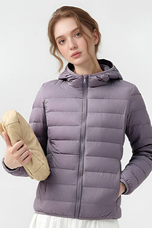 SeraMode - Lightweight Slim Hooded Puffer