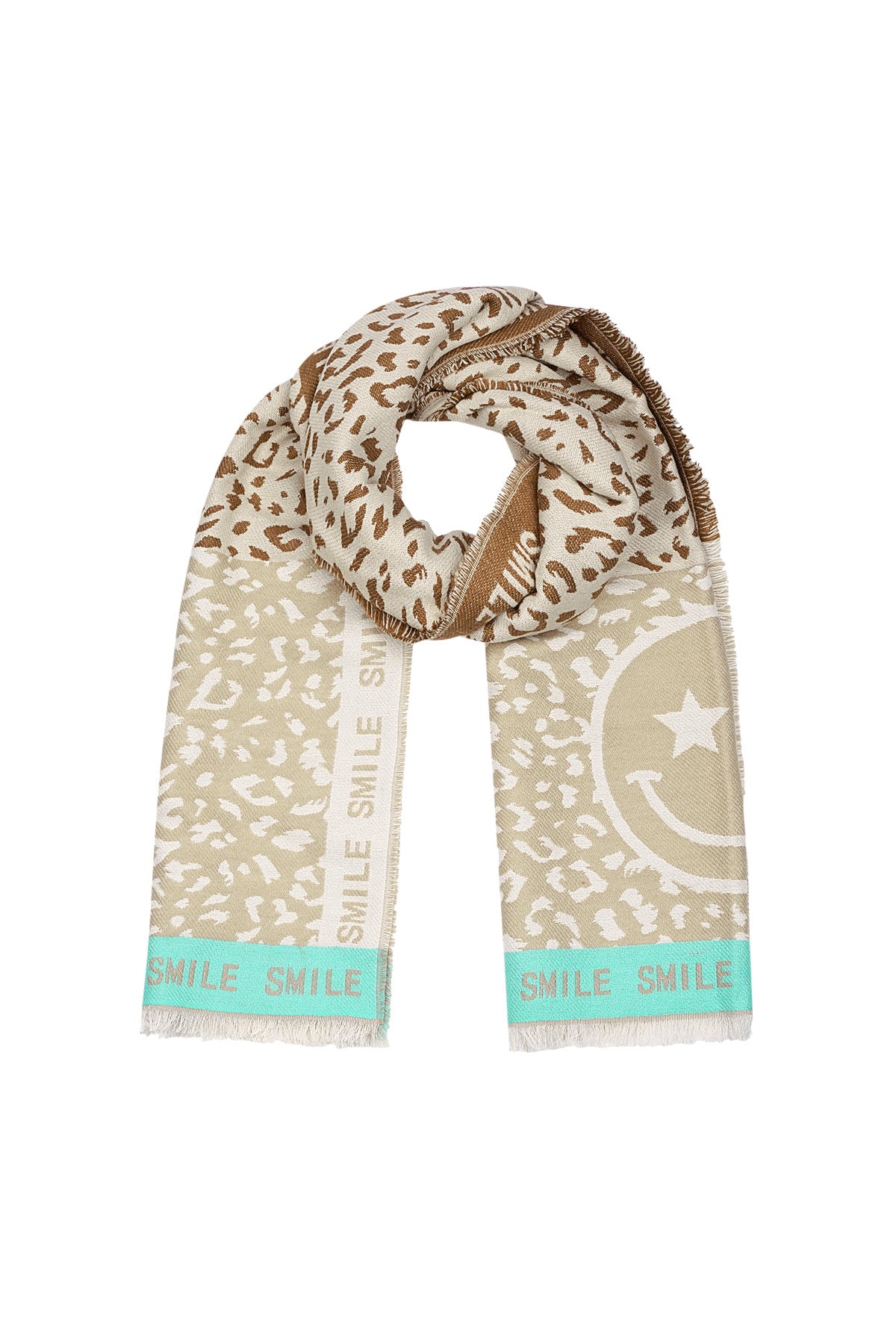 Colourful Smile Scarf - Wintersjaal Dames | SERAMODE