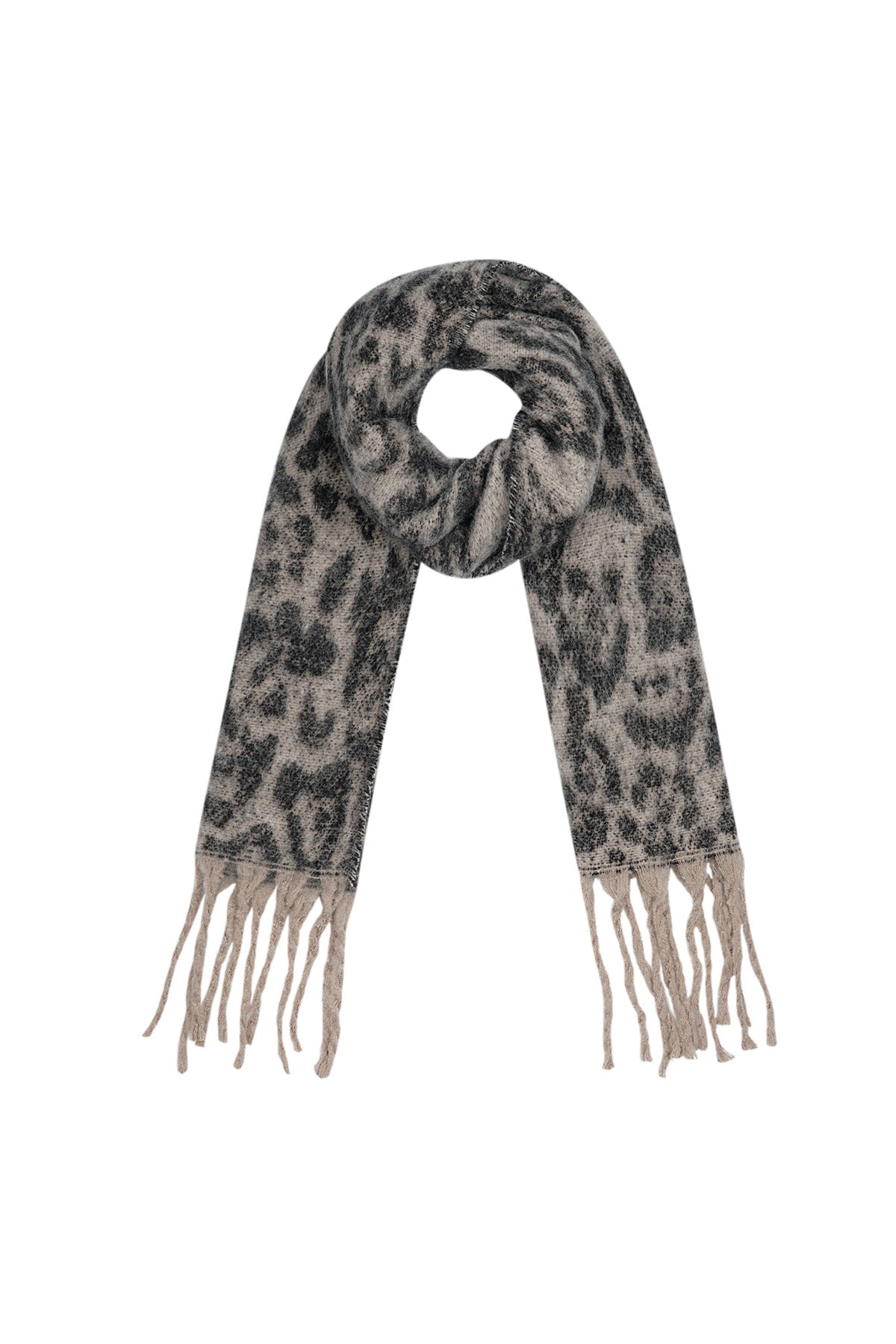 Leopard print scarf