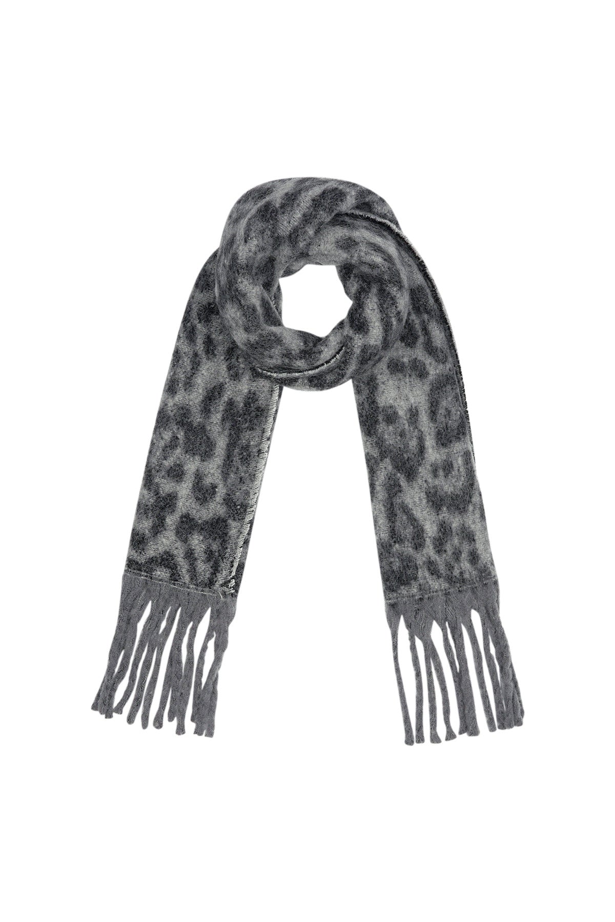 Leopard Print Scarf - Wintersjaal Dames | SERAMODE