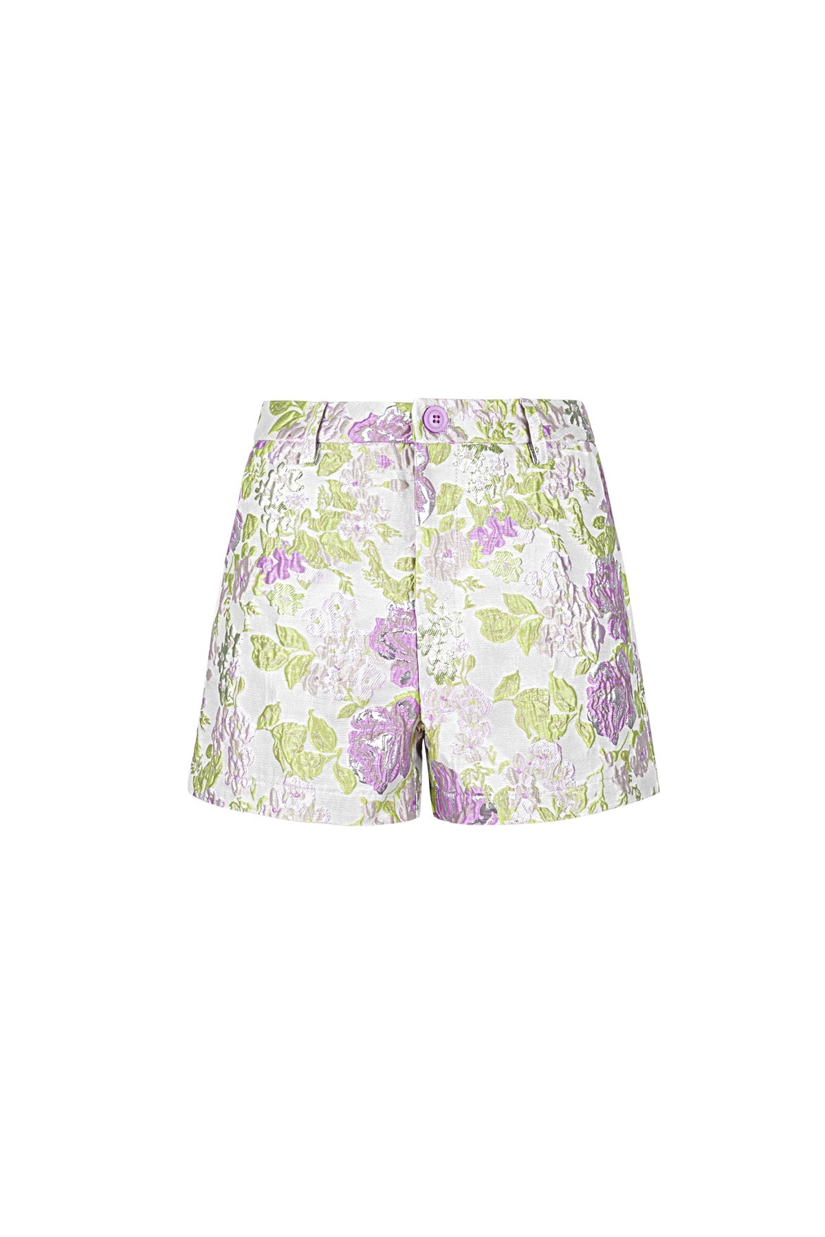Women's Shorts Elegant Floral Print - Dames Shorts | SERAMODE