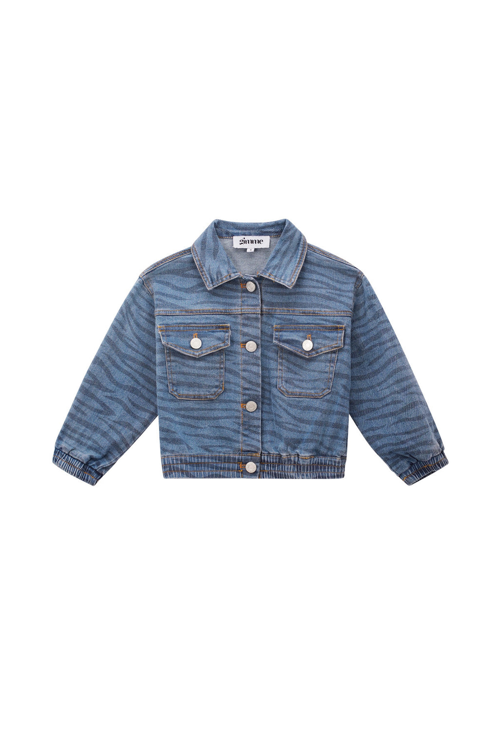 Children's Denim Jacket Classic Striped Design - Dames Jasje | SERAMODE