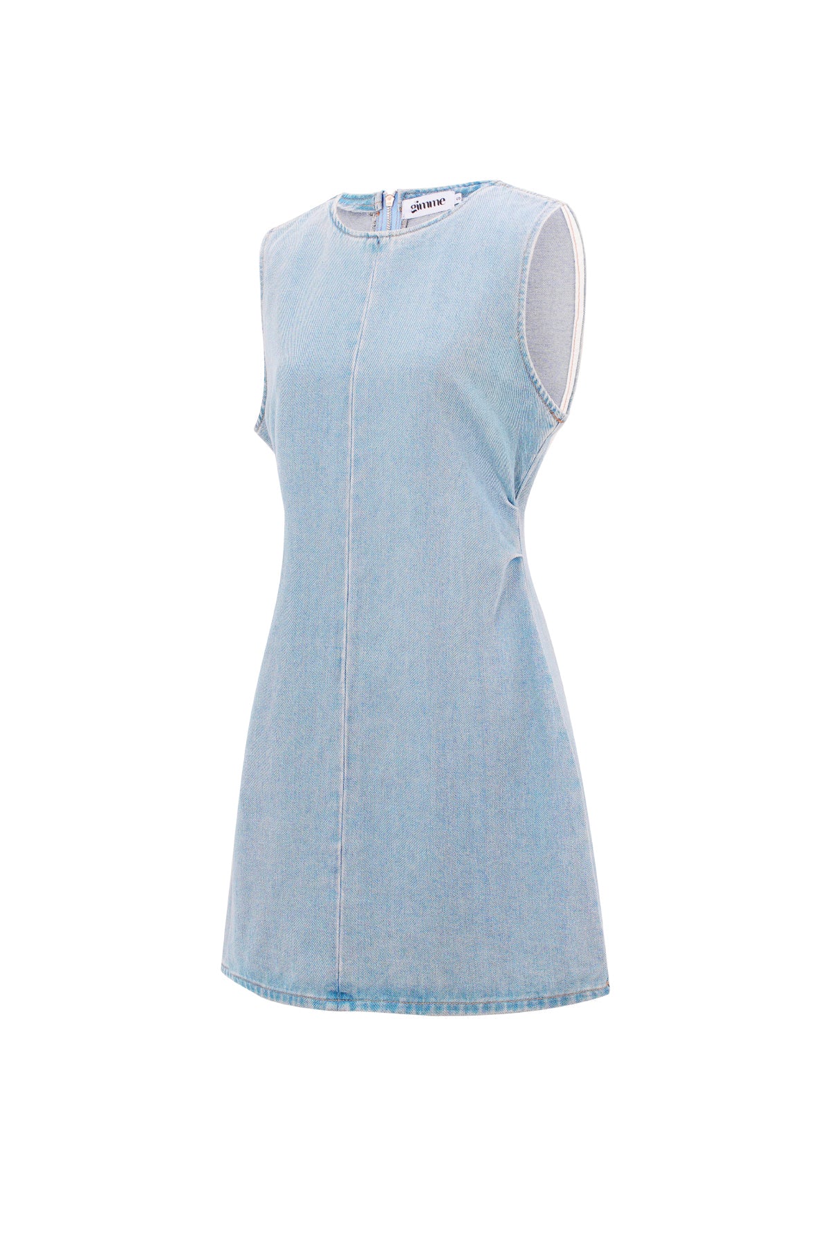 Cotton Women's Mini Dress Sleeveless Bodycon