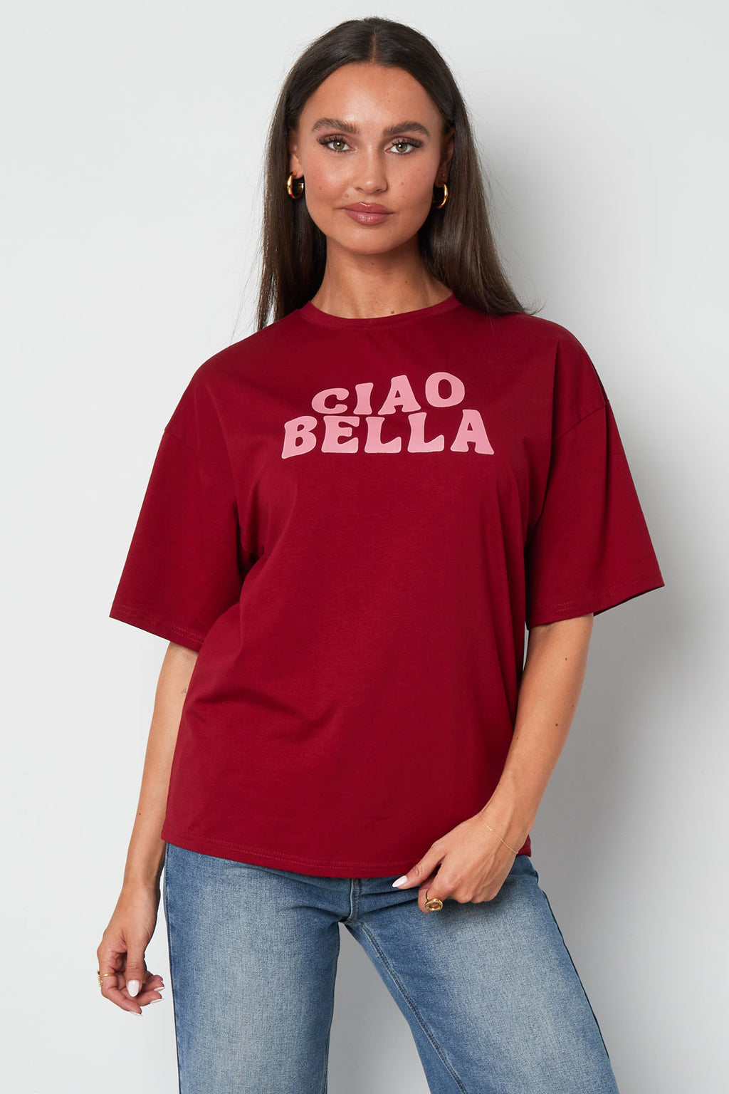 Cotton Women's T-shirt Casual Letters
