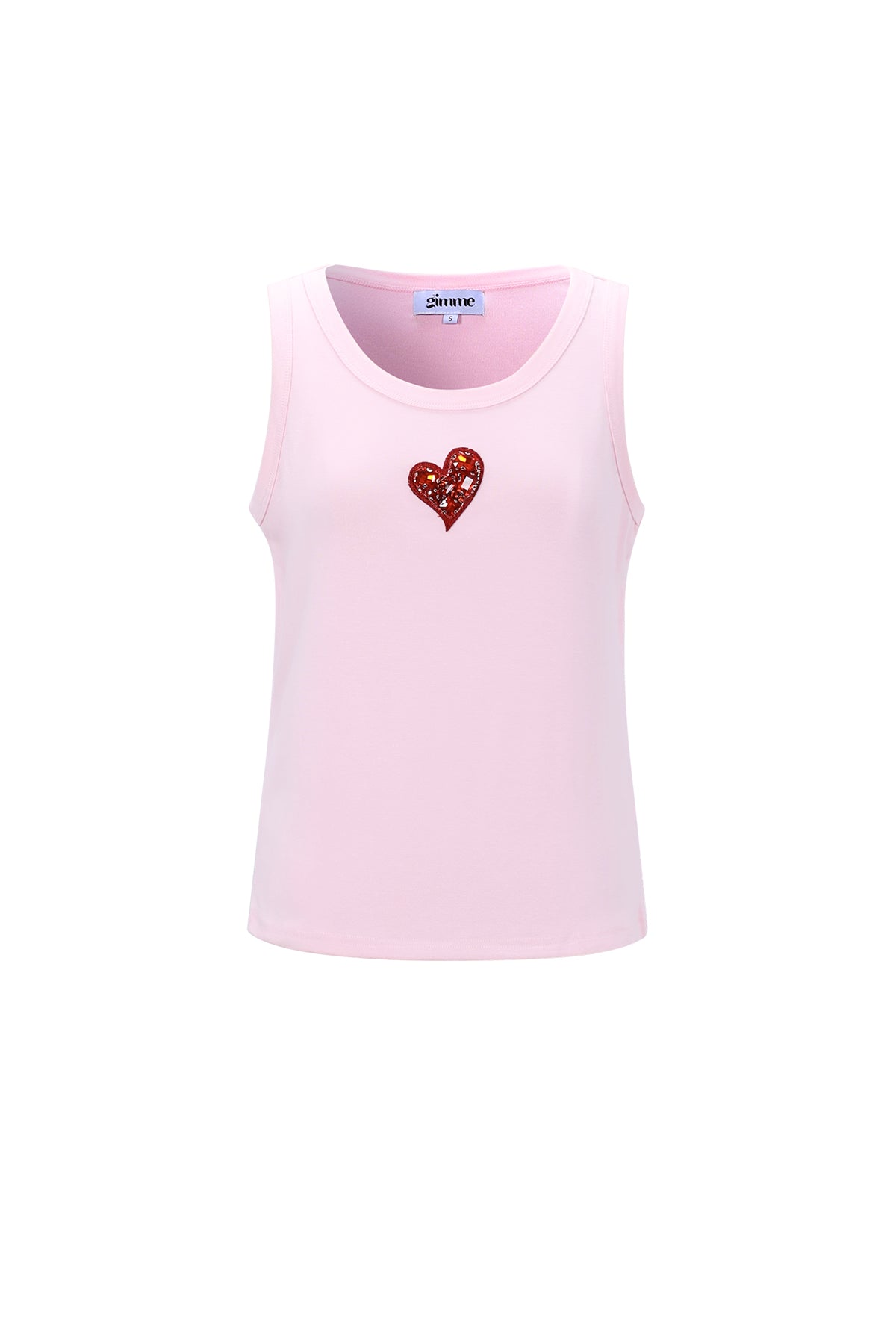 Shiny Heart Top - Dames Hemdje | SERAMODE