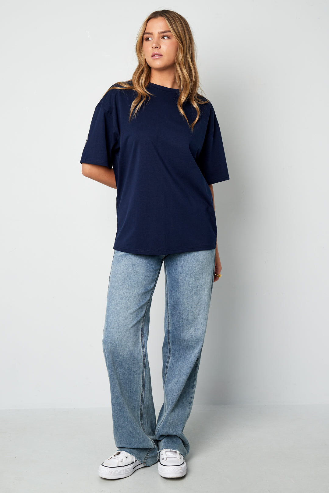 Cotton Women's T-shirt Casual Letters