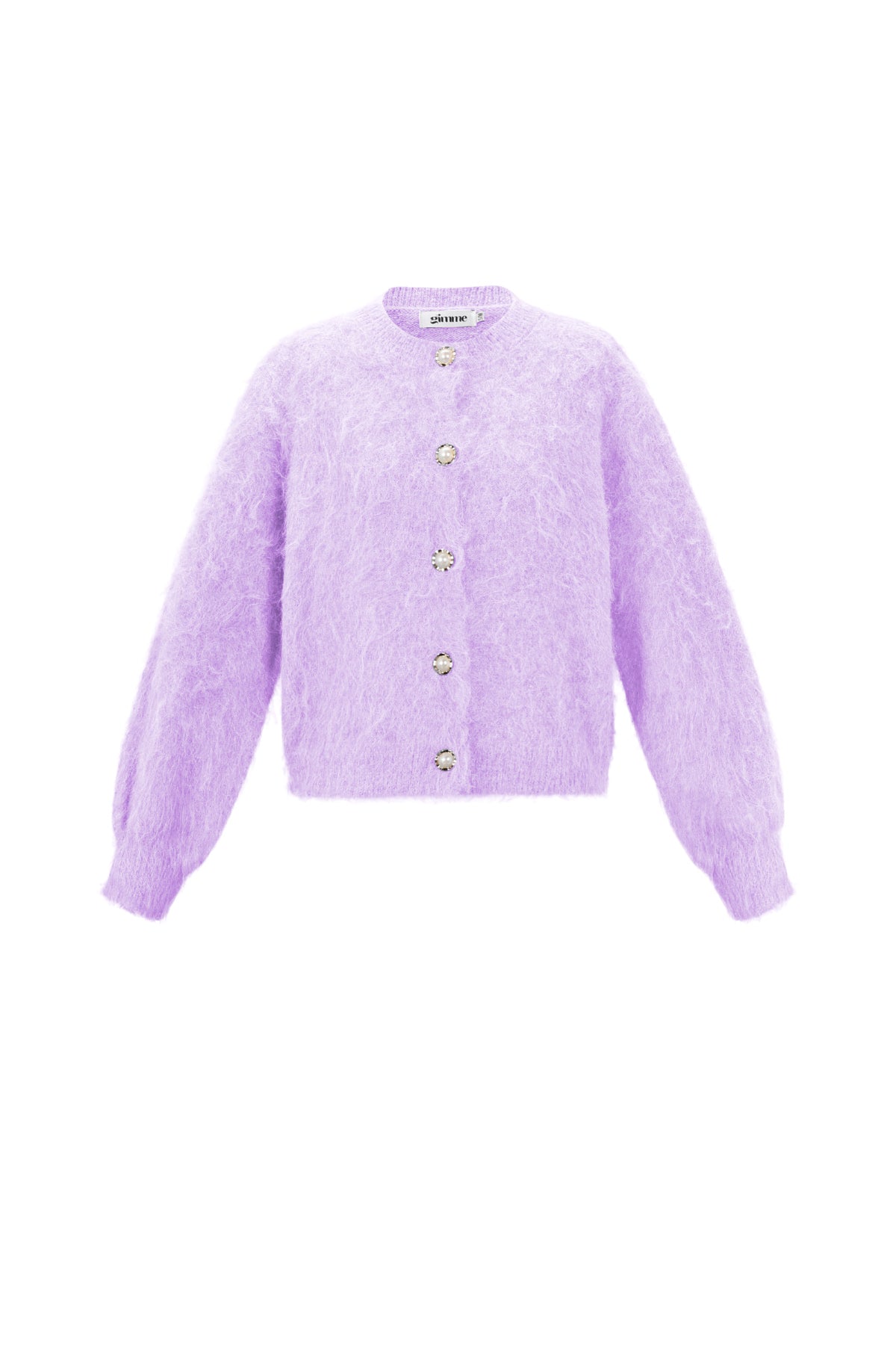 Women's Knit Cardigan Solid Color - Dames Vest | SERAMODE